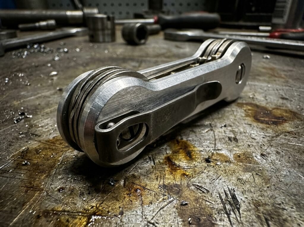 KeyBar heavy-duty CNC-machined key organizer for EDC gear