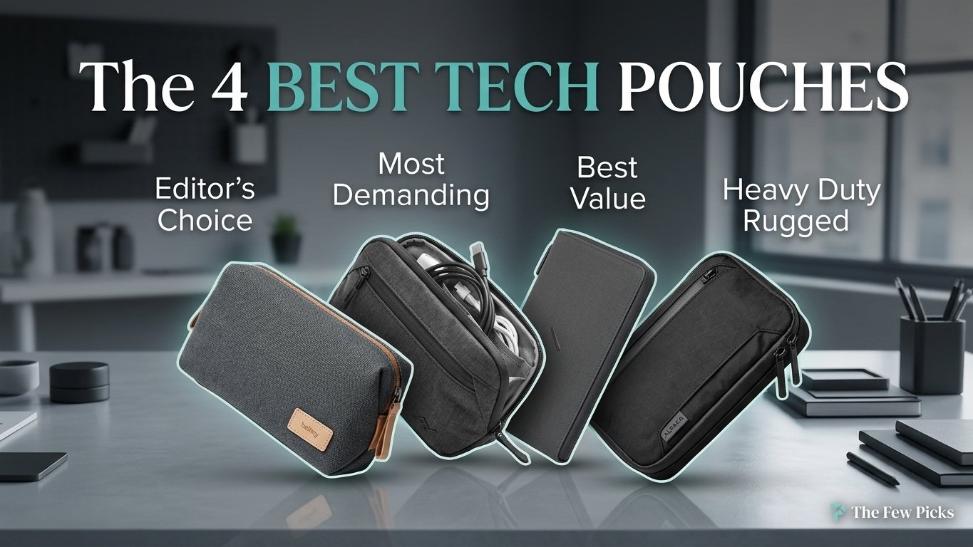 Best Tech Pouch 2026: 4 EDC Options Compared