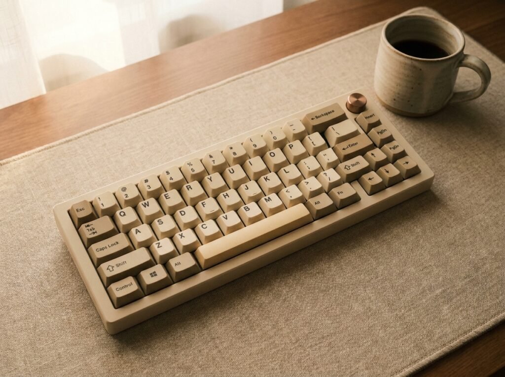 Cidoo V65 V2 retro aesthetic compact mechanical keyboard