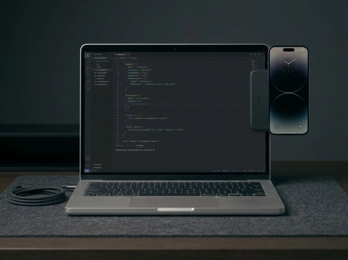 CloudValley Universal Continuity Camera mount on monitor