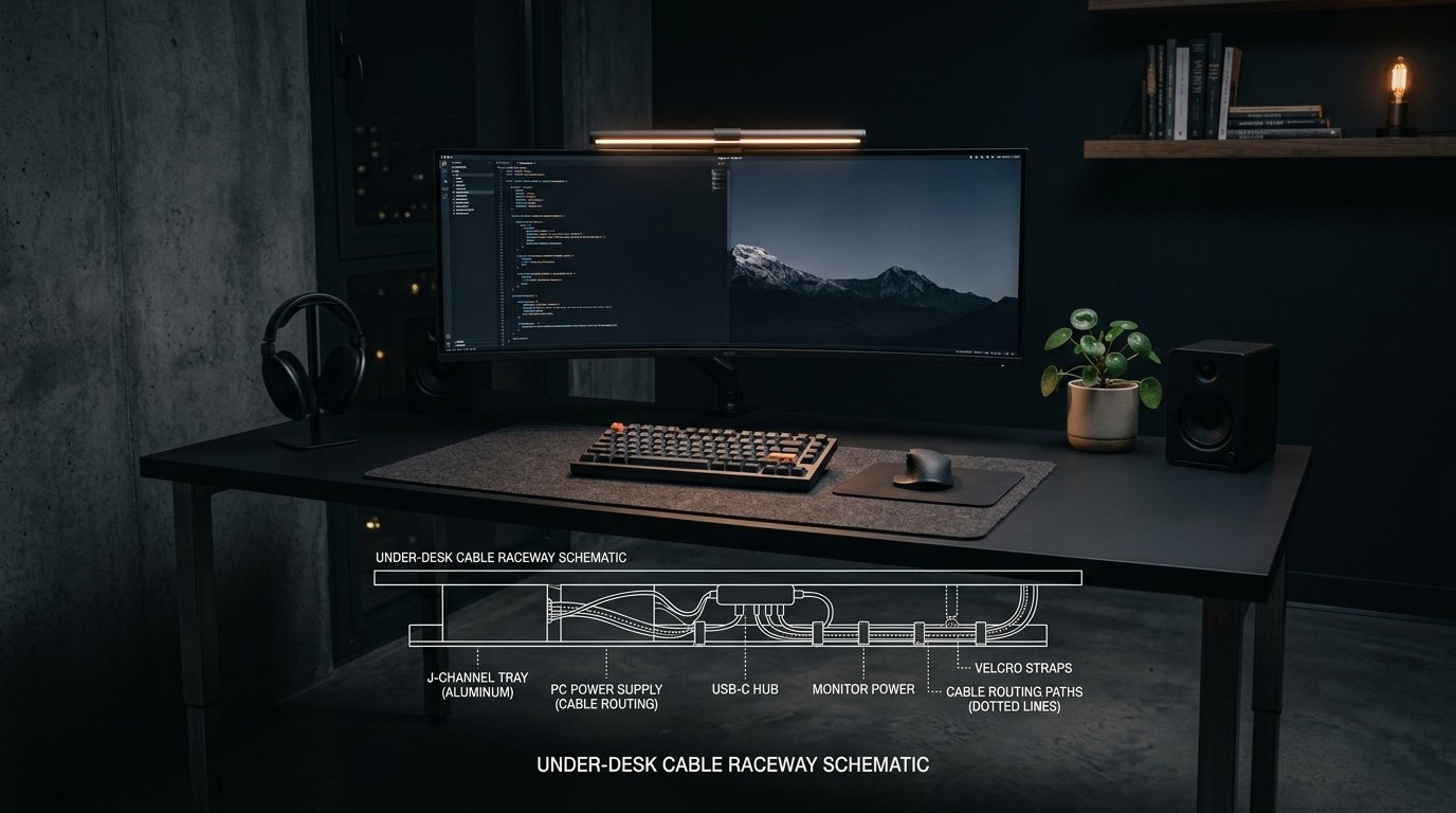 The Ultimate Minimalist Desk Setup Guide: Exact Dimensions, Cable Mapping & Hardware