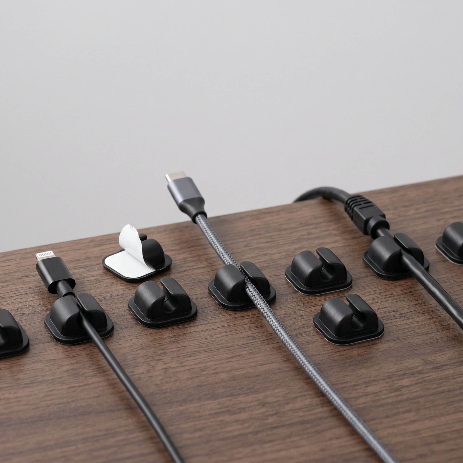 SOULWIT Self-Adhesive Cable Management Clips
