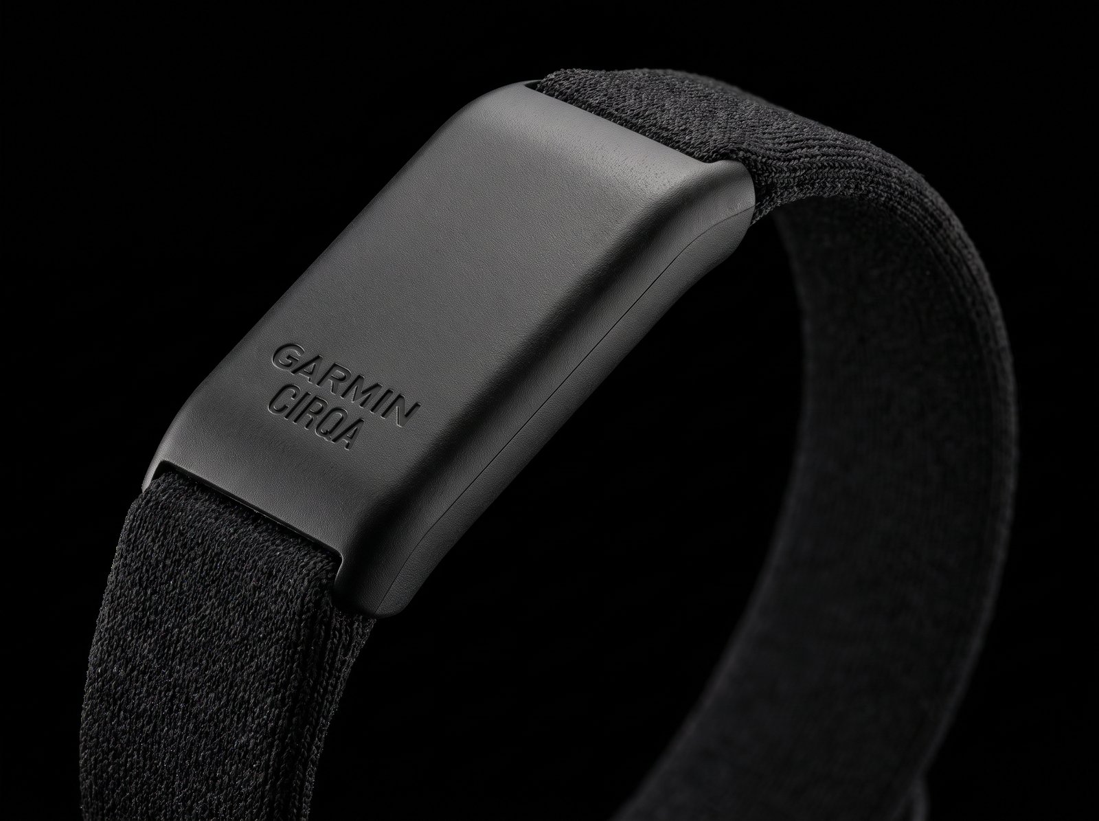 Garmin CIRQA screenless fitness tracker with black fabric band