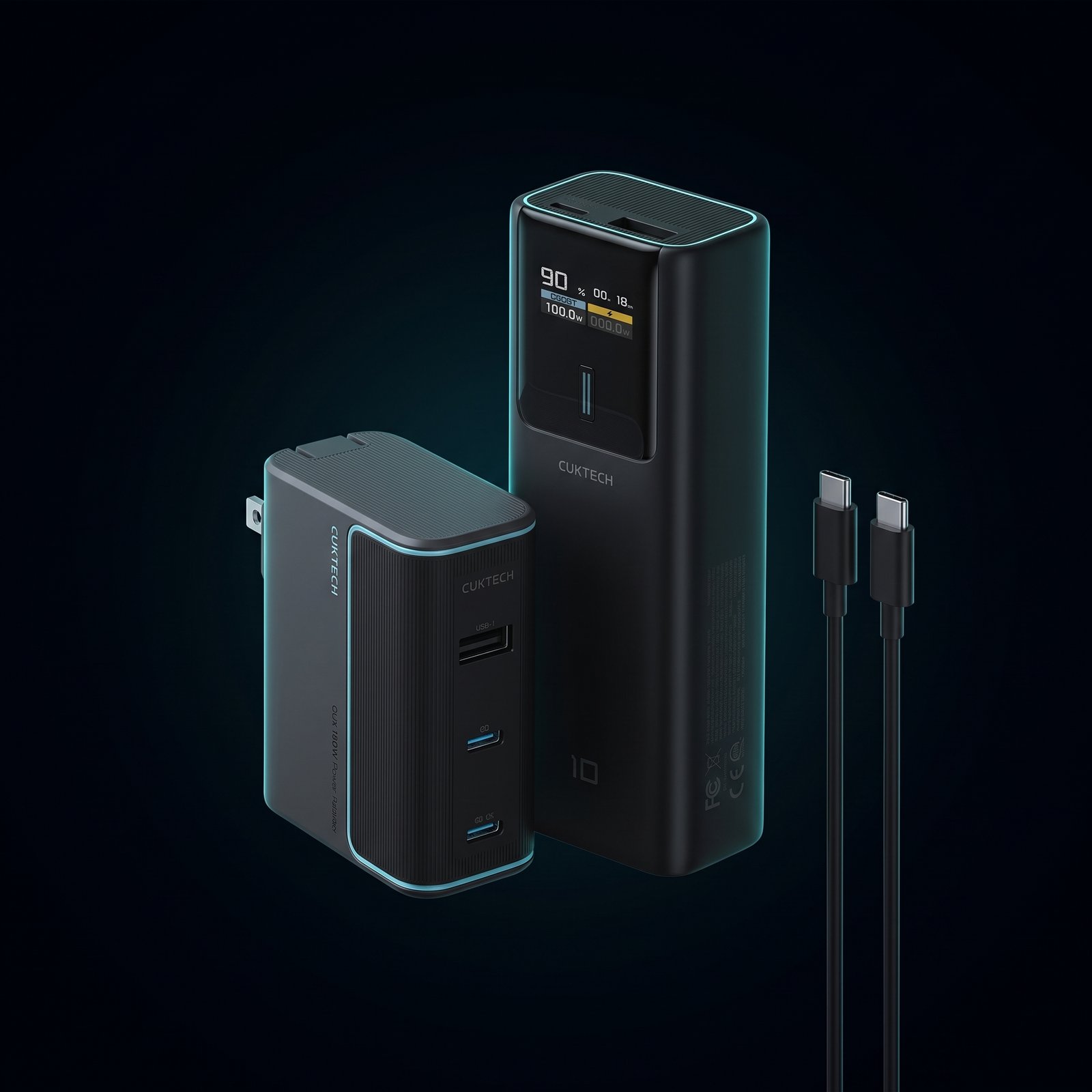 CUKTECH 10 PB100P power bank with digital display