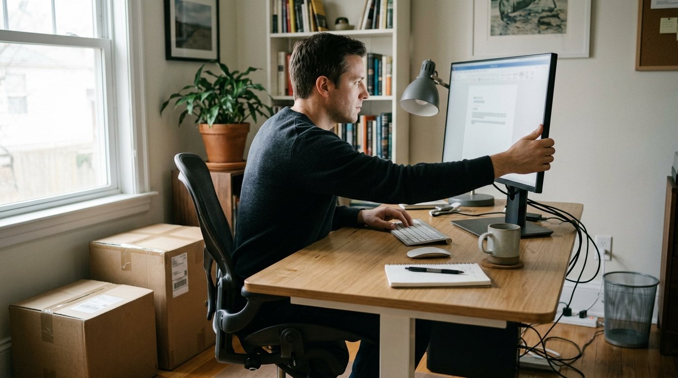 Home office upgrades testing changes before buying new workspace equipment
